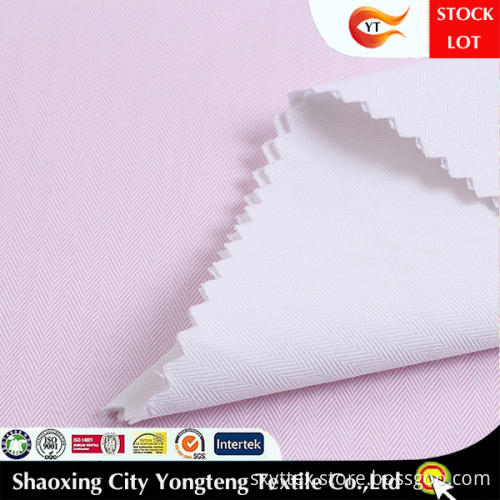 Cotton Dobby Stripe Fabric For Office Shirt
